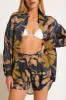 Playa Linen Boyfriend Shirt - Kelp Flower EcoLinen sold by Vitamin A