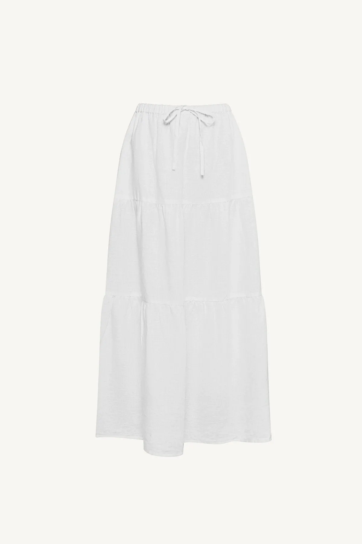 Canyon Skirt - White EcoLinen sold by Vitamin A product image thumbnail 3