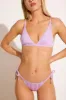 Elle Tie Side Bottom - Orchid Shiny Stripe sold by Vitamin A