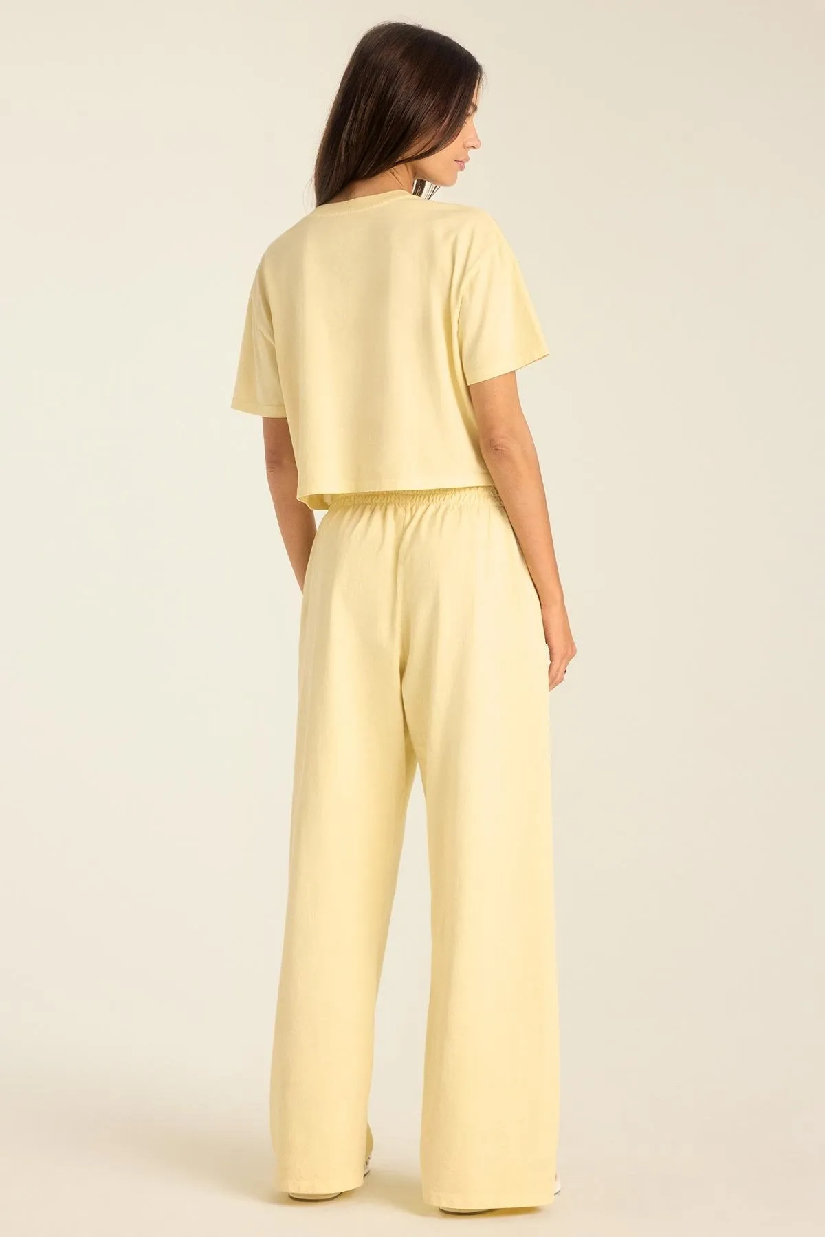 Coast Pant - Buttercream Cotton Jersey sold by Vitamin A product image thumbnail 4