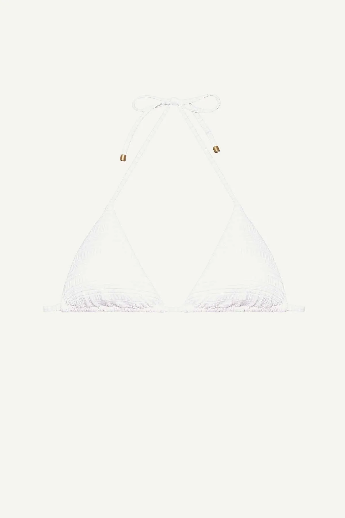 Gia Triangle Top - White Seersucker Stripe sold by Vitamin A product image thumbnail 4