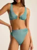 Lolita Bottom - Aqua Metallic sold by Vitamin A