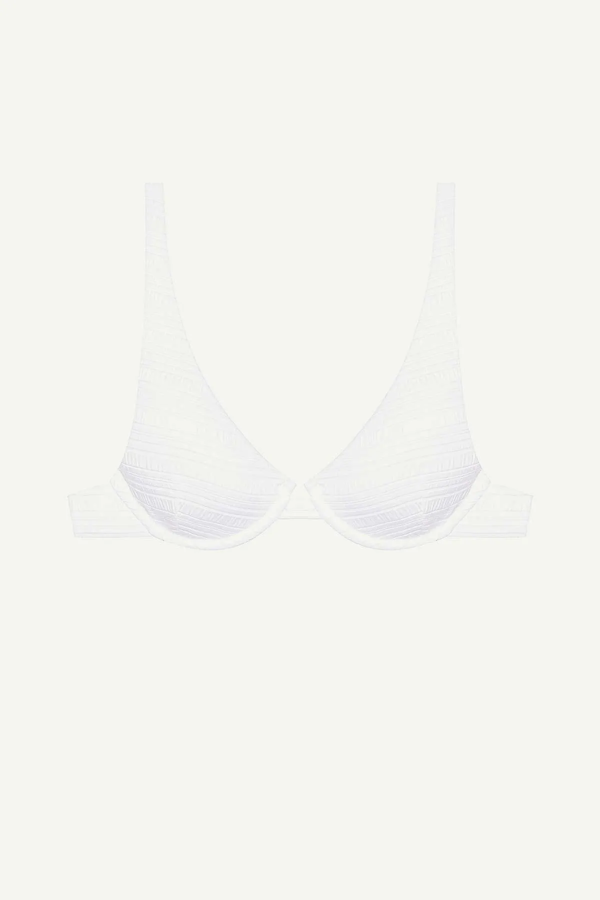 Rossi Underwire Top - White Seersucker Stripe sold by Vitamin A product image thumbnail 5