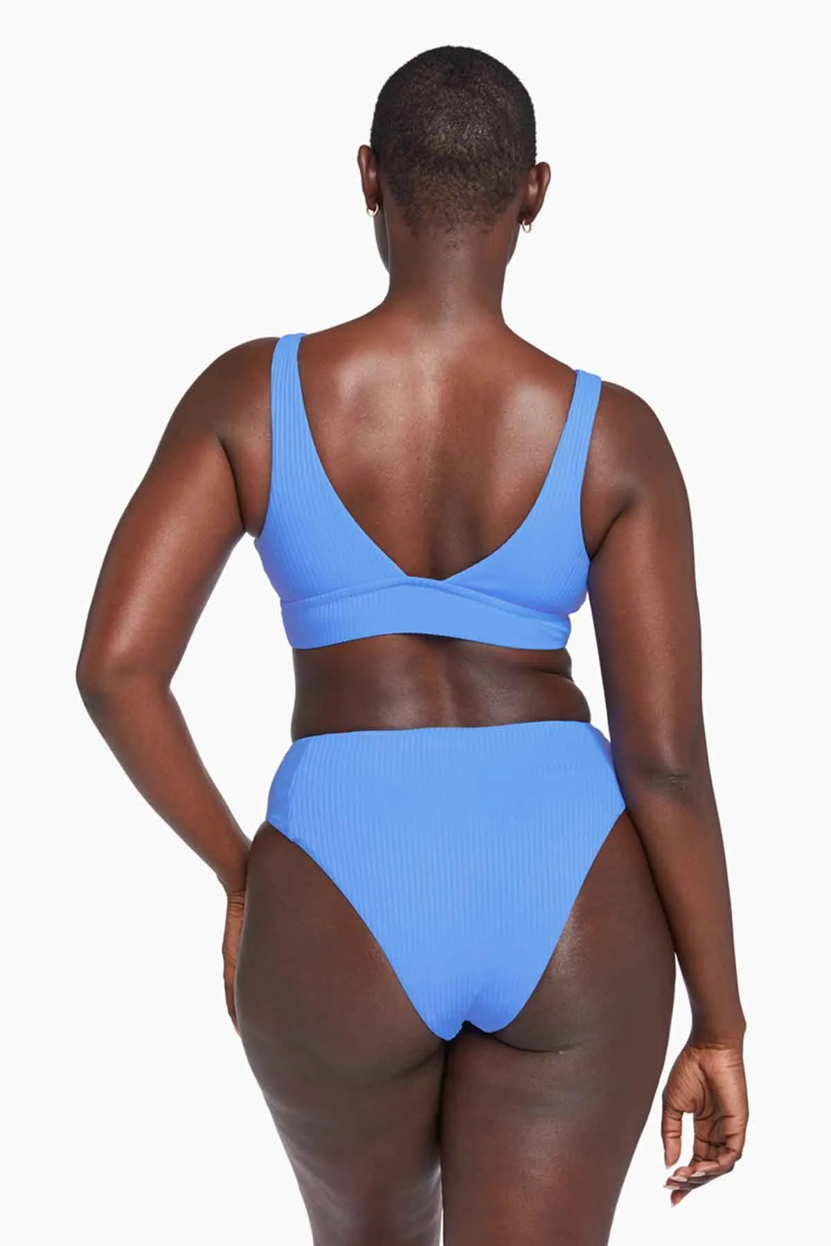 Sienna Tank - Cornflower EcoRib sold by Vitamin A product image thumbnail 3