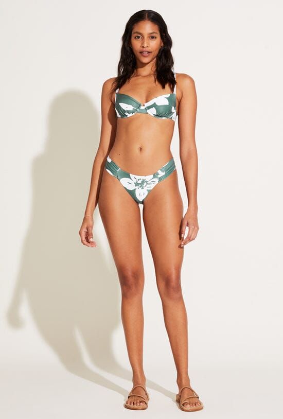 Gemma Ruched Bottom - Aloe Bloom EcoLux BT sold by Vitamin A product image thumbnail 4