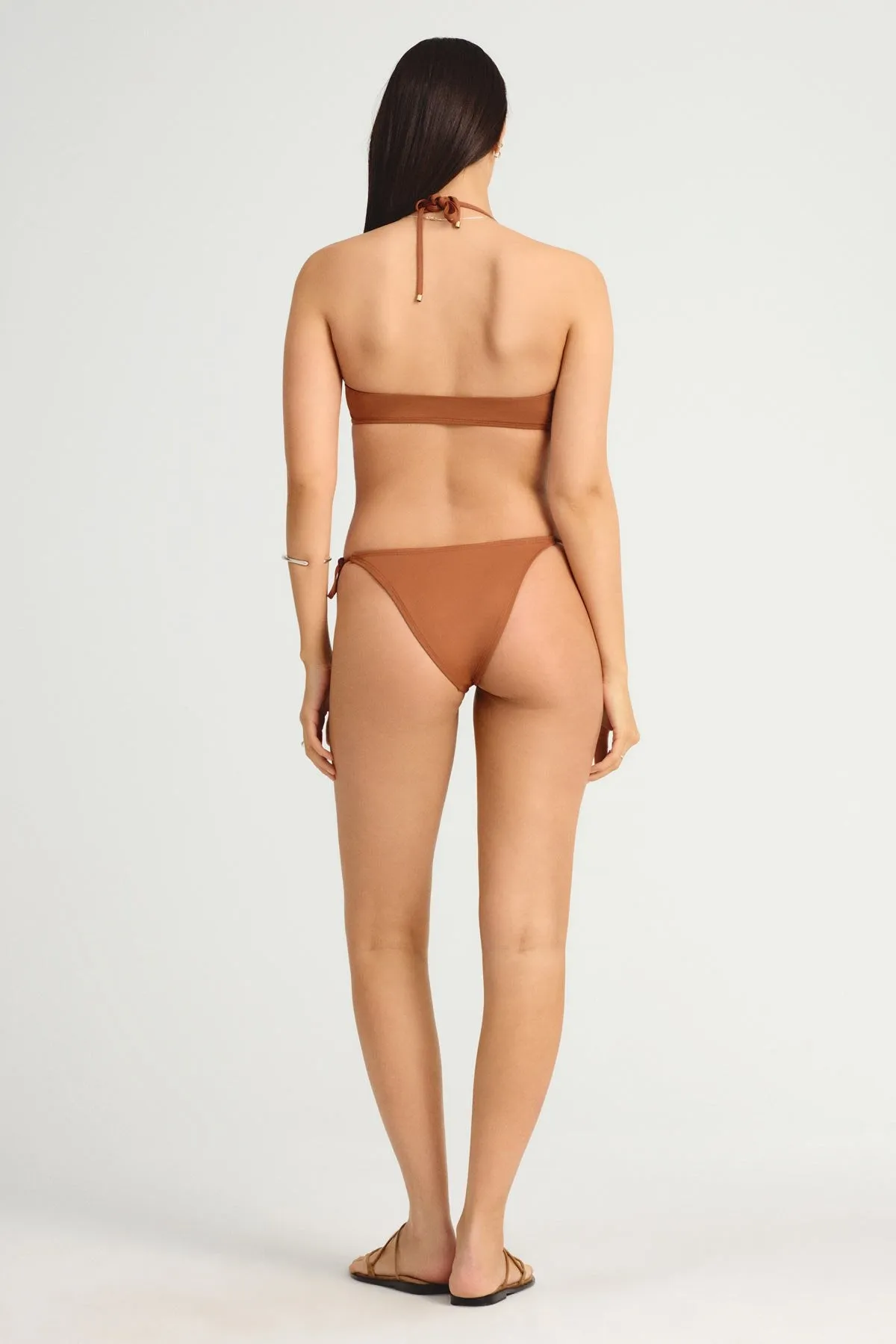 Upcycled Scoop Bralette Top - Bourbon EcoLux sold by Vitamin A product image thumbnail 3