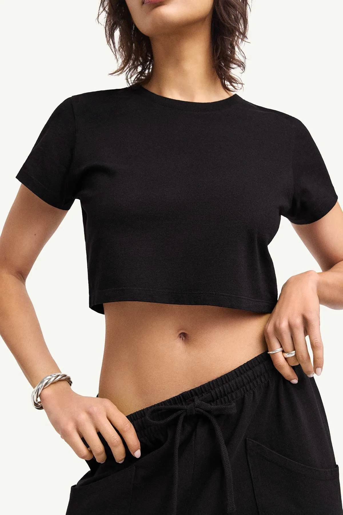 Coast Jogger Pant - Black Cotton Jersey sold by Vitamin A product image thumbnail 3