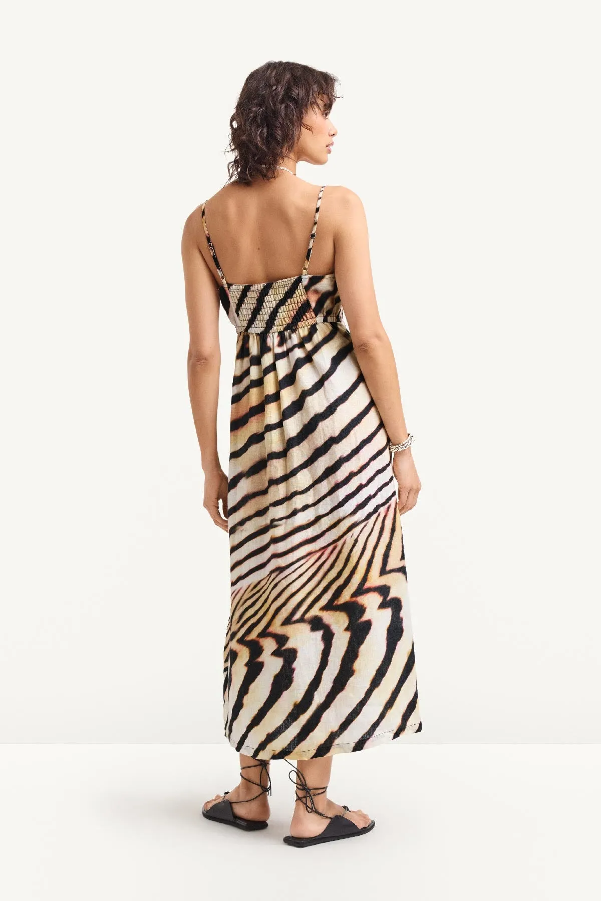 Arden Dress - Shell Stripe Linen sold by Vitamin A product image thumbnail 4