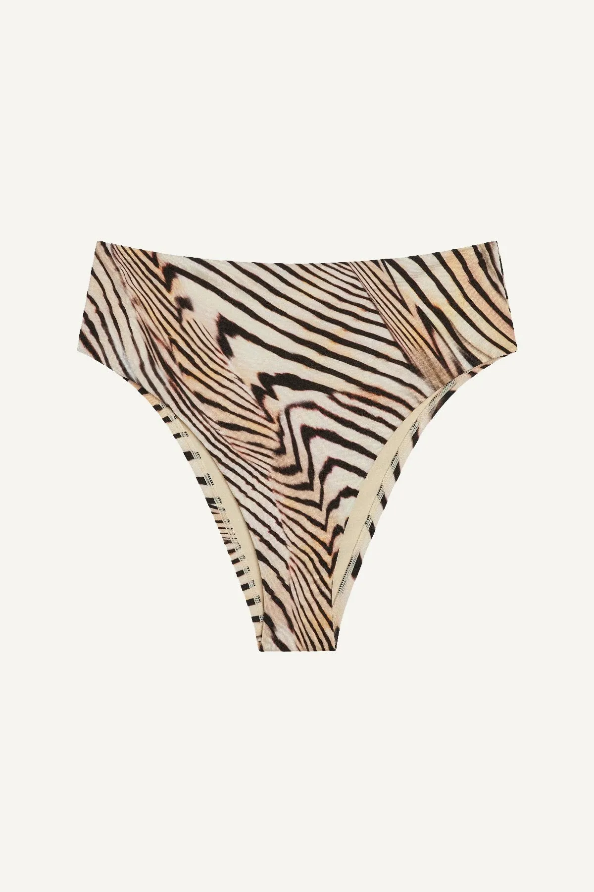 Barcelona High Waist Bottom - Shell Stripe EcoShimmer sold by Vitamin A product image thumbnail 5