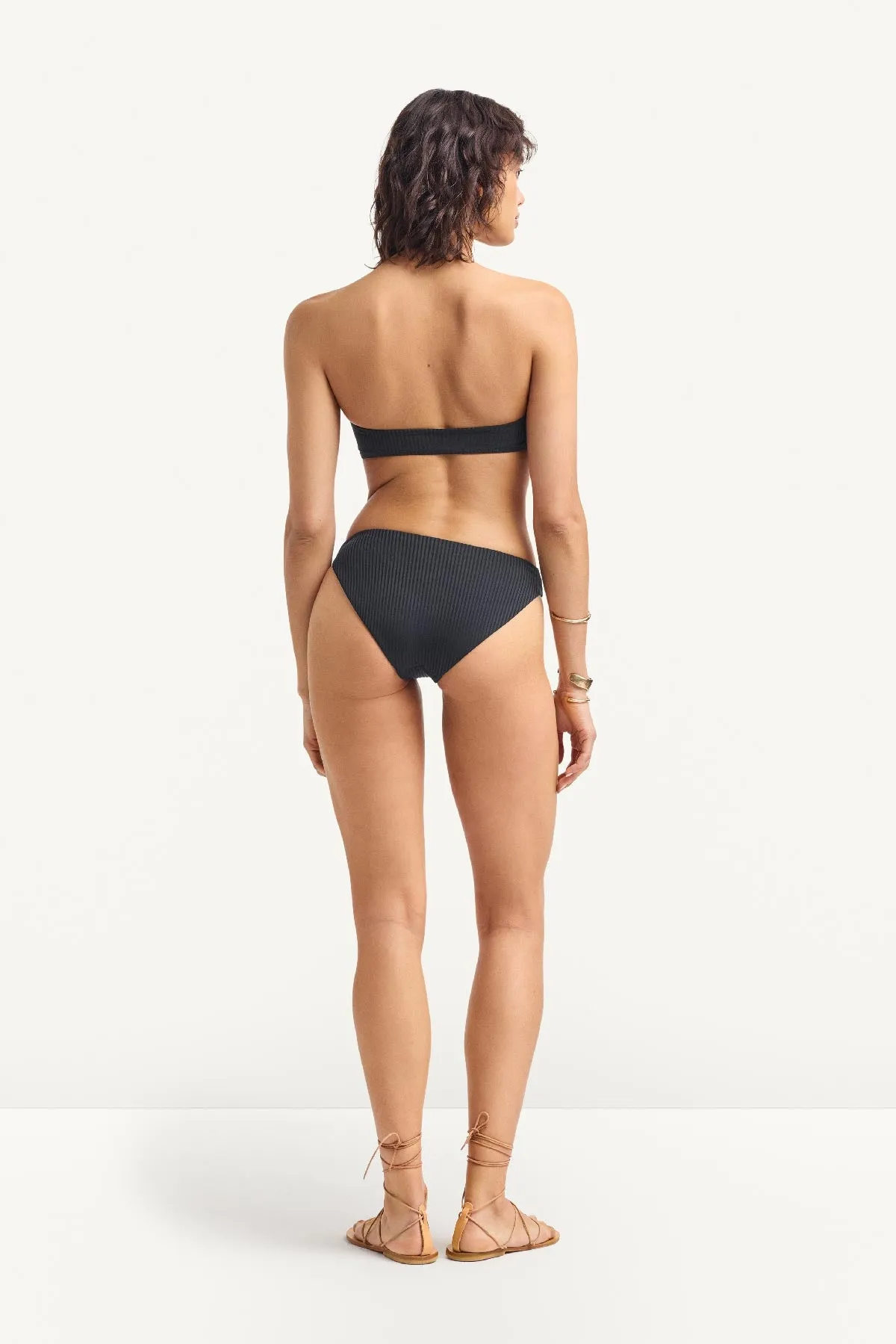 Sierra Bralette Top - Black EcoRib sold by Vitamin A product image thumbnail 5