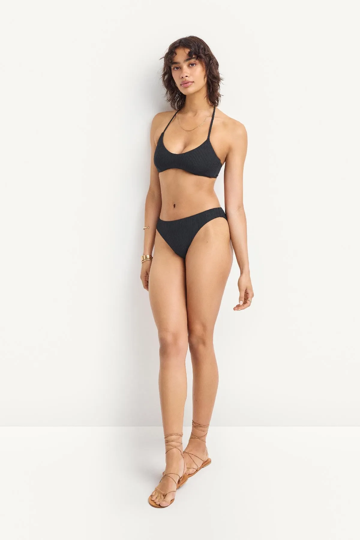 Sierra Bralette Top - Black EcoRib sold by Vitamin A product image thumbnail 4