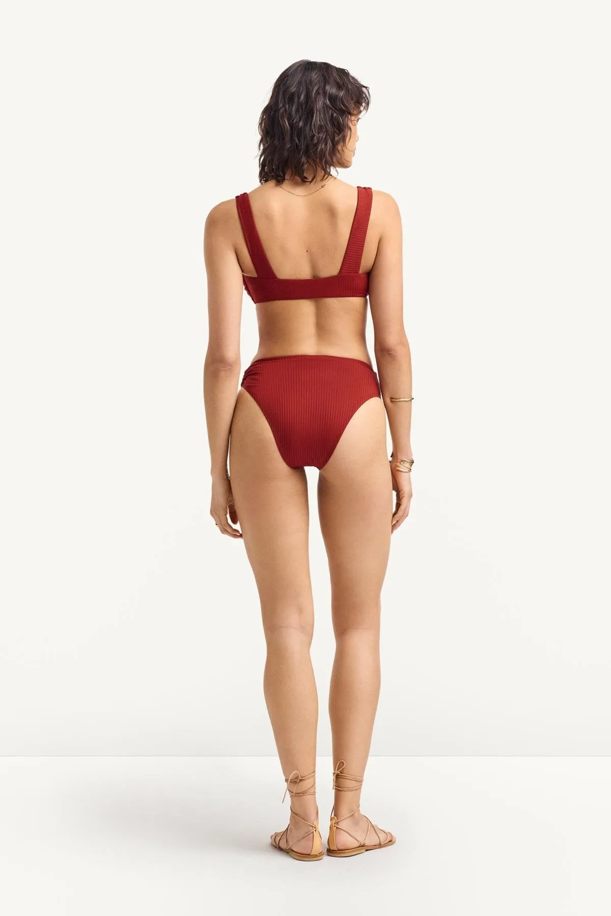 Skylar Top - Deep Madder EcoRib sold by Vitamin A product image thumbnail 4