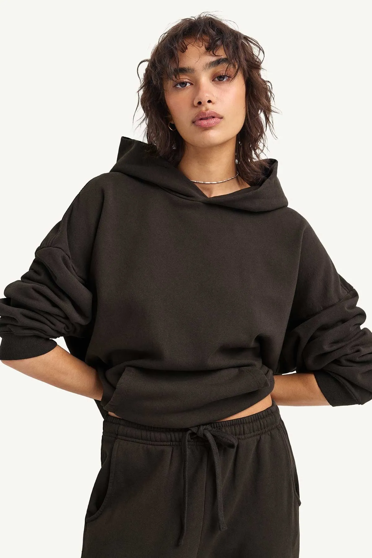 Dawn Oversized Hooded Sweatshirt - Deep Earth Dawn French Terry sold by Vitamin A product image thumbnail 4