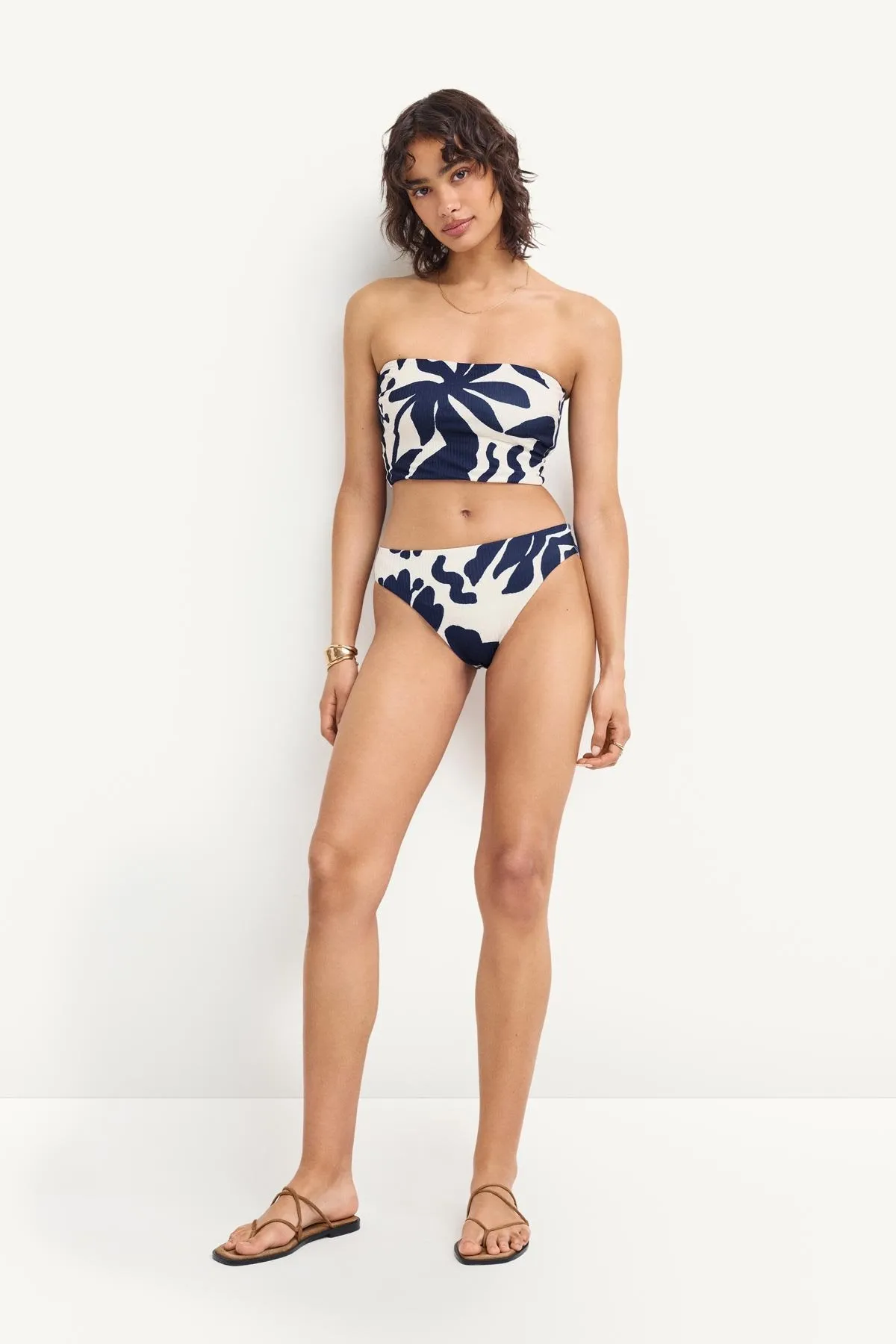 Cali High Leg Full Bottom - Night Flower EcoRib BT sold by Vitamin A product image thumbnail 3