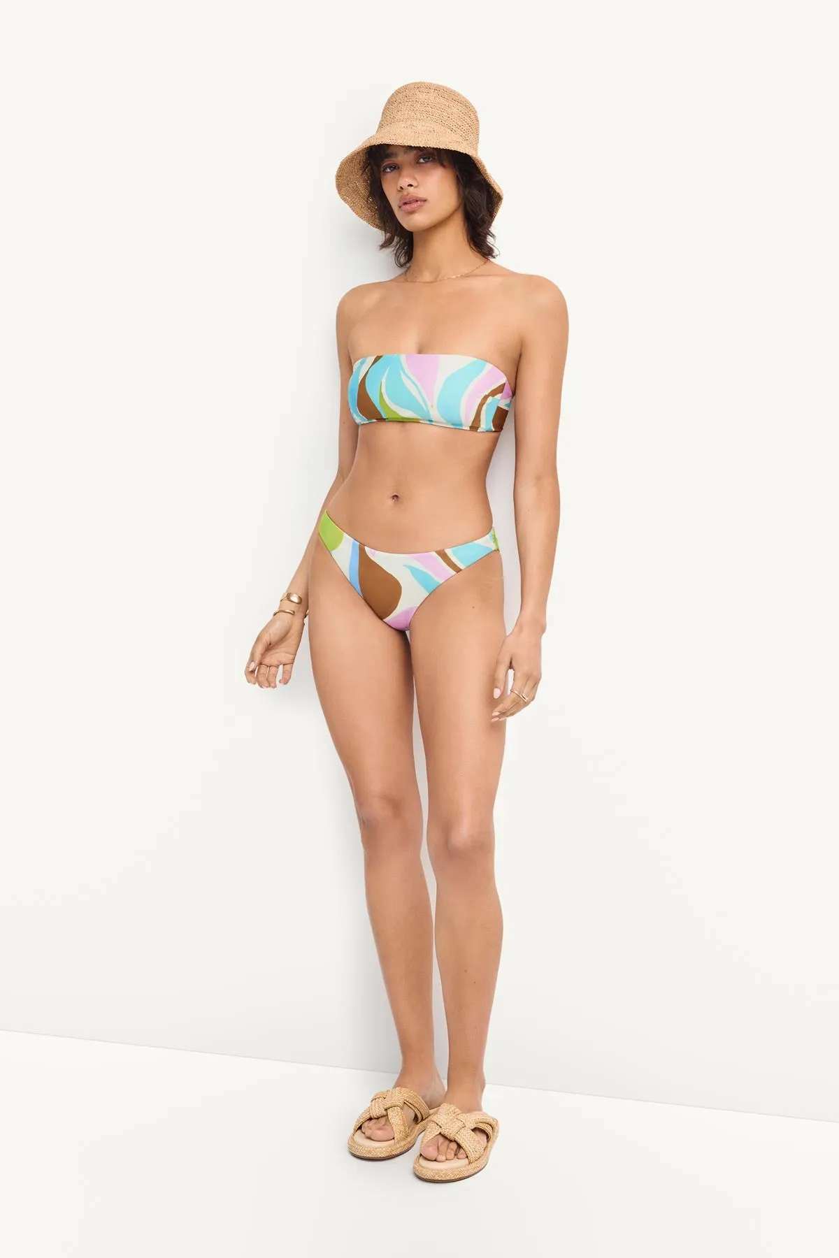 Nala Bandeau Top - Coast Colorblock EcoLux BT sold by Vitamin A product image thumbnail 4