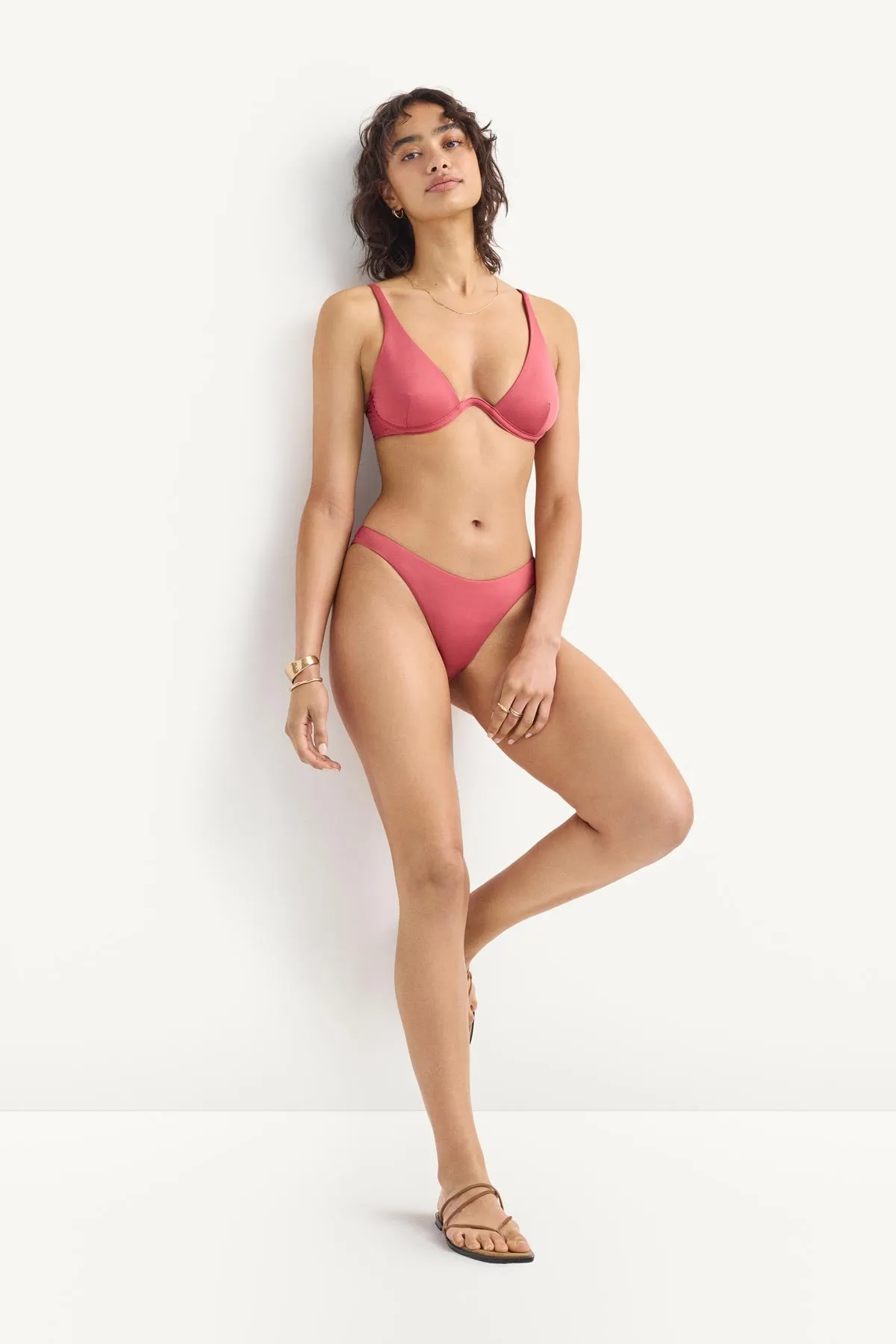 California High Leg Bottom - Wild Rose EcoLux sold by Vitamin A product image thumbnail 3