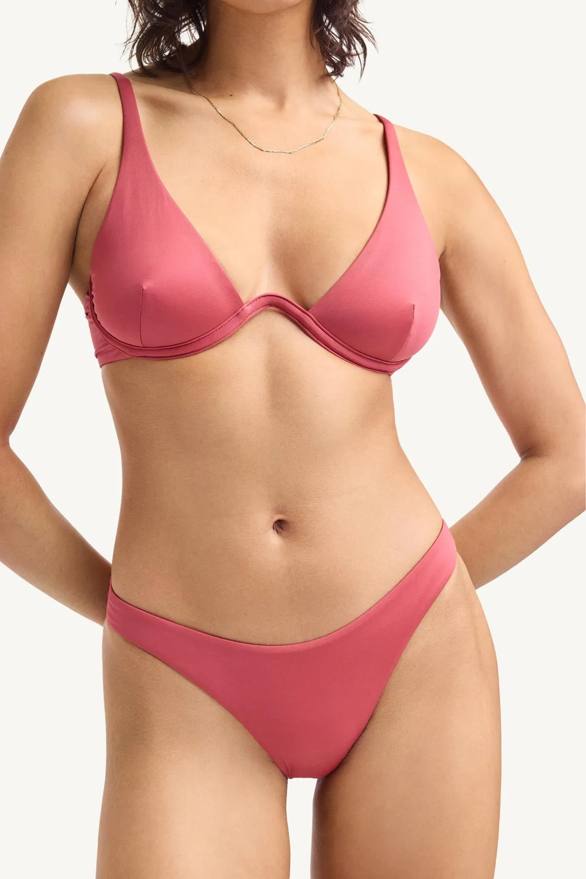 California High Leg Bottom - Wild Rose EcoLux sold by Vitamin A product image thumbnail 2