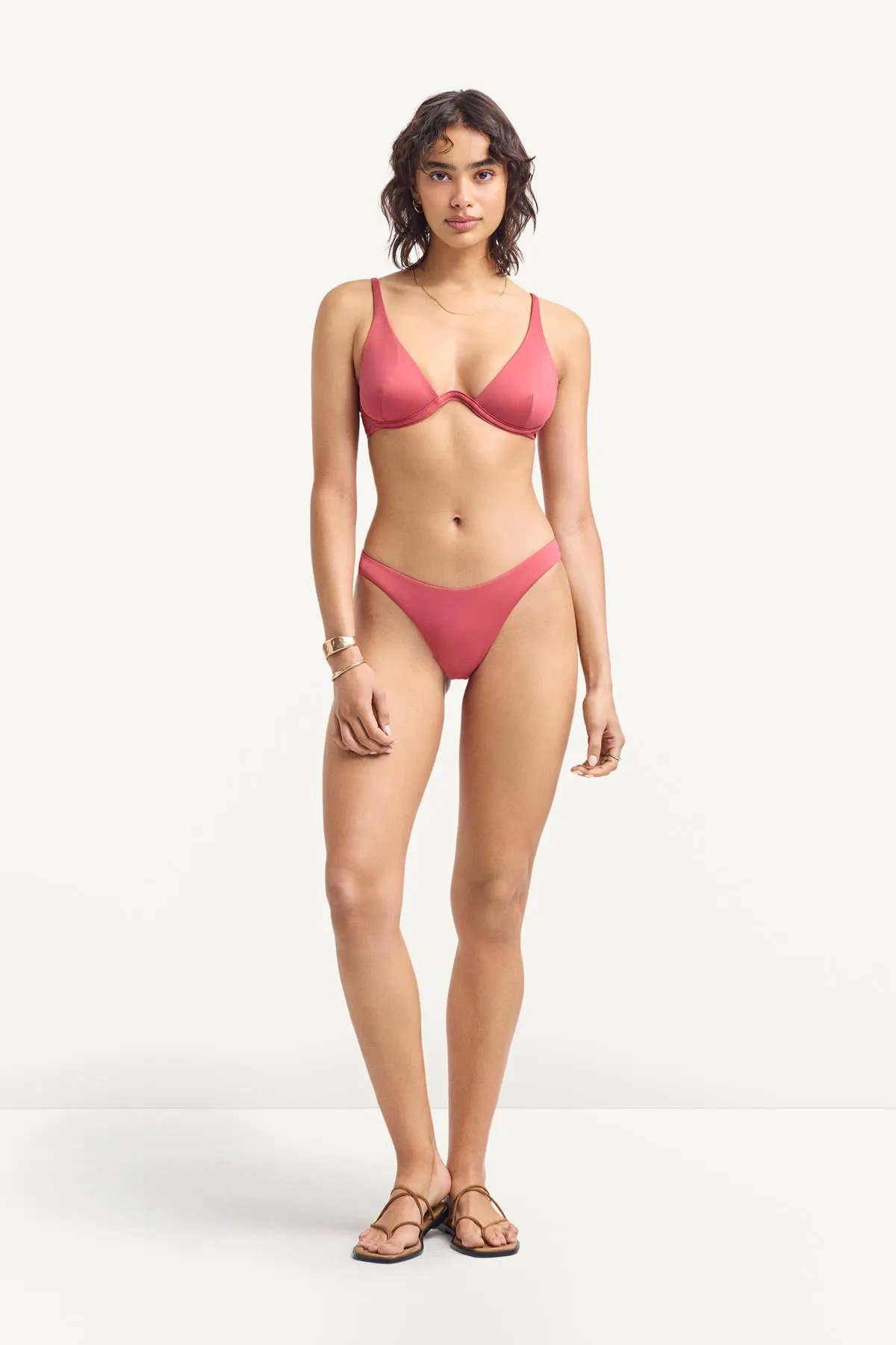 California High Leg Bottom - Wild Rose EcoLux sold by Vitamin A