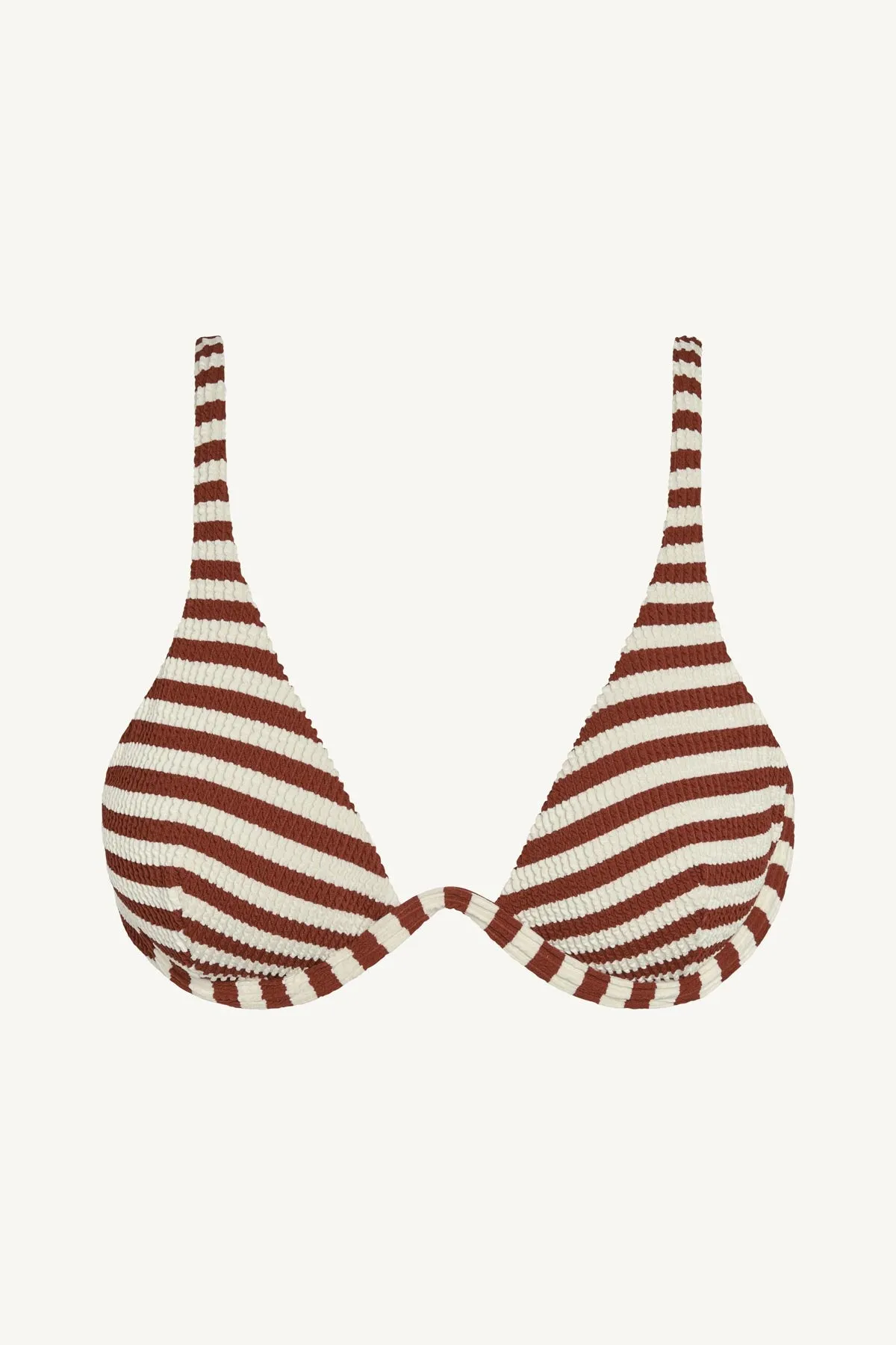 Maisie Underwire Top - Red Ochre Stripe EcoScrunch sold by Vitamin A product image thumbnail 4