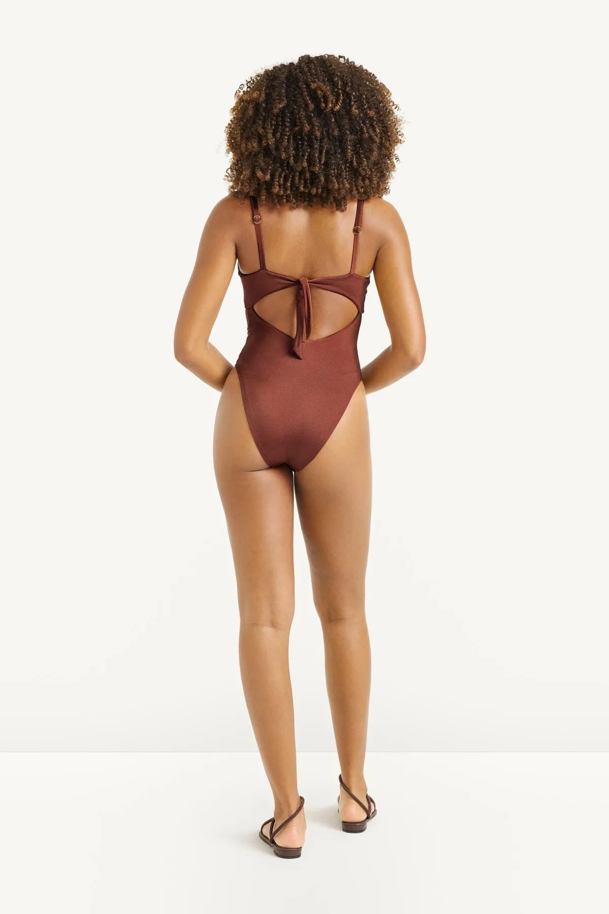 Terra Cut Out One Piece - Red Ochre EcoShimmer sold by Vitamin A product image thumbnail 3