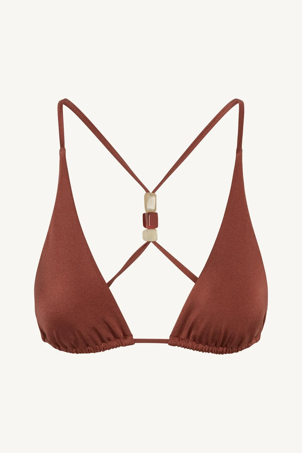 Terra Halter Triangle Top - Red Ochre EcoShimmer sold by Vitamin A product image thumbnail 5