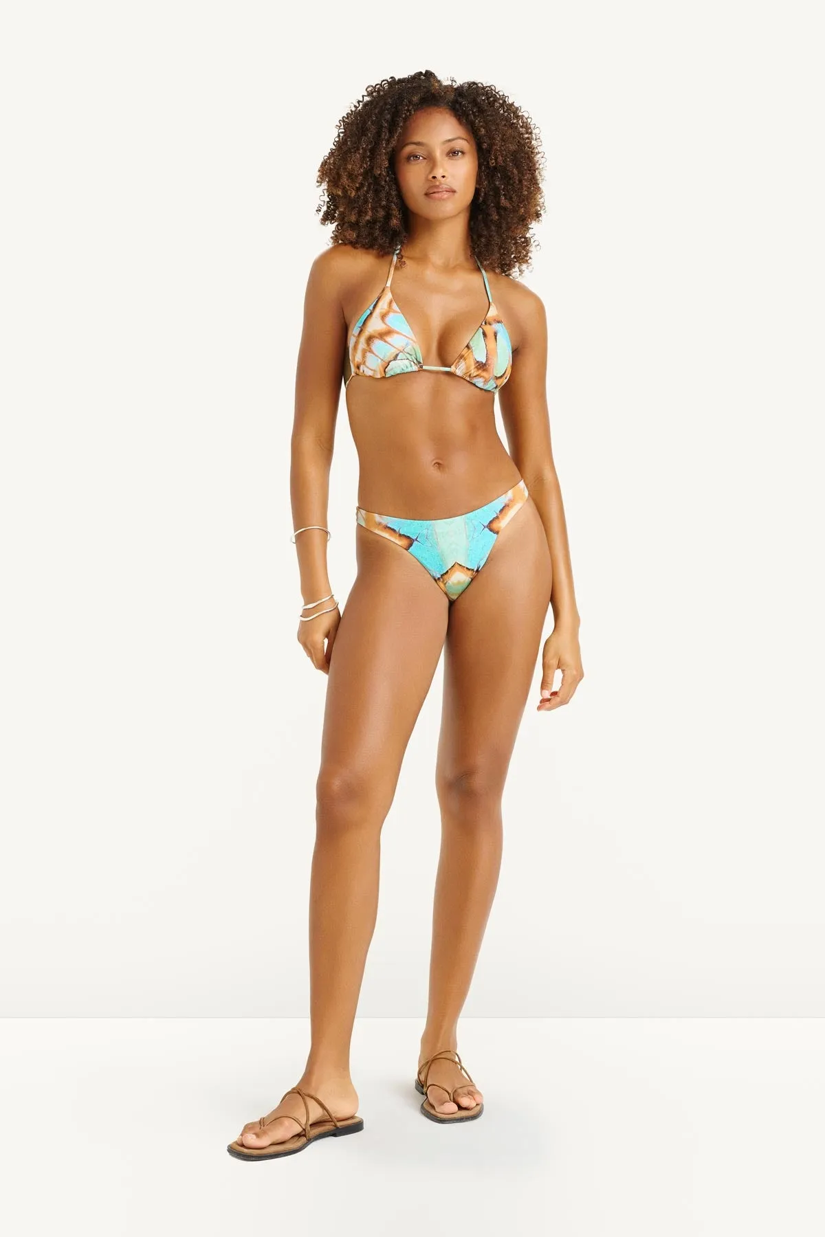 Gia Triangle Top - Malachite Butterfly EcoShimmer sold by Vitamin A product image thumbnail 2