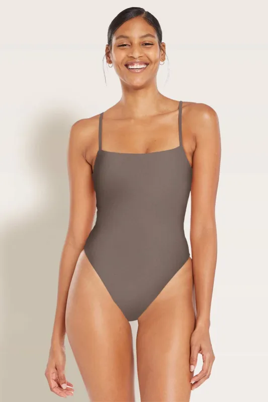 Jenna High Leg One Piece made by Vitamin A