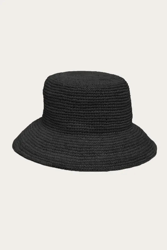 Cannes Straw Bucket Hat sold by Vitamin A