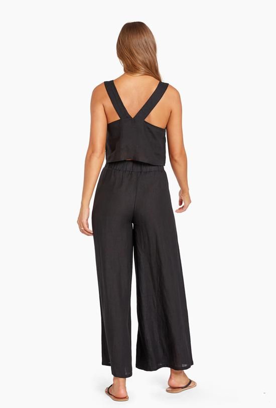 Tallows Linen Wide Leg Pant - EcoLinen Black sold by Vitamin A product image thumbnail 5