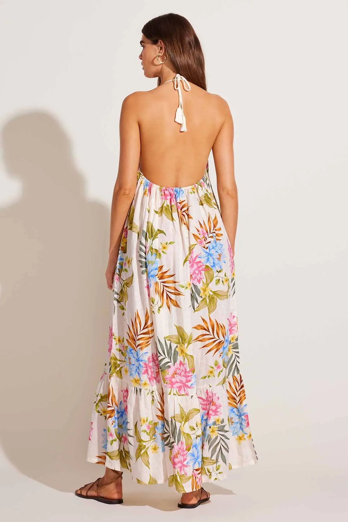 Petra Maxi Dress - Summer Bloom EcoLinen sold by Vitamin A product image thumbnail 5