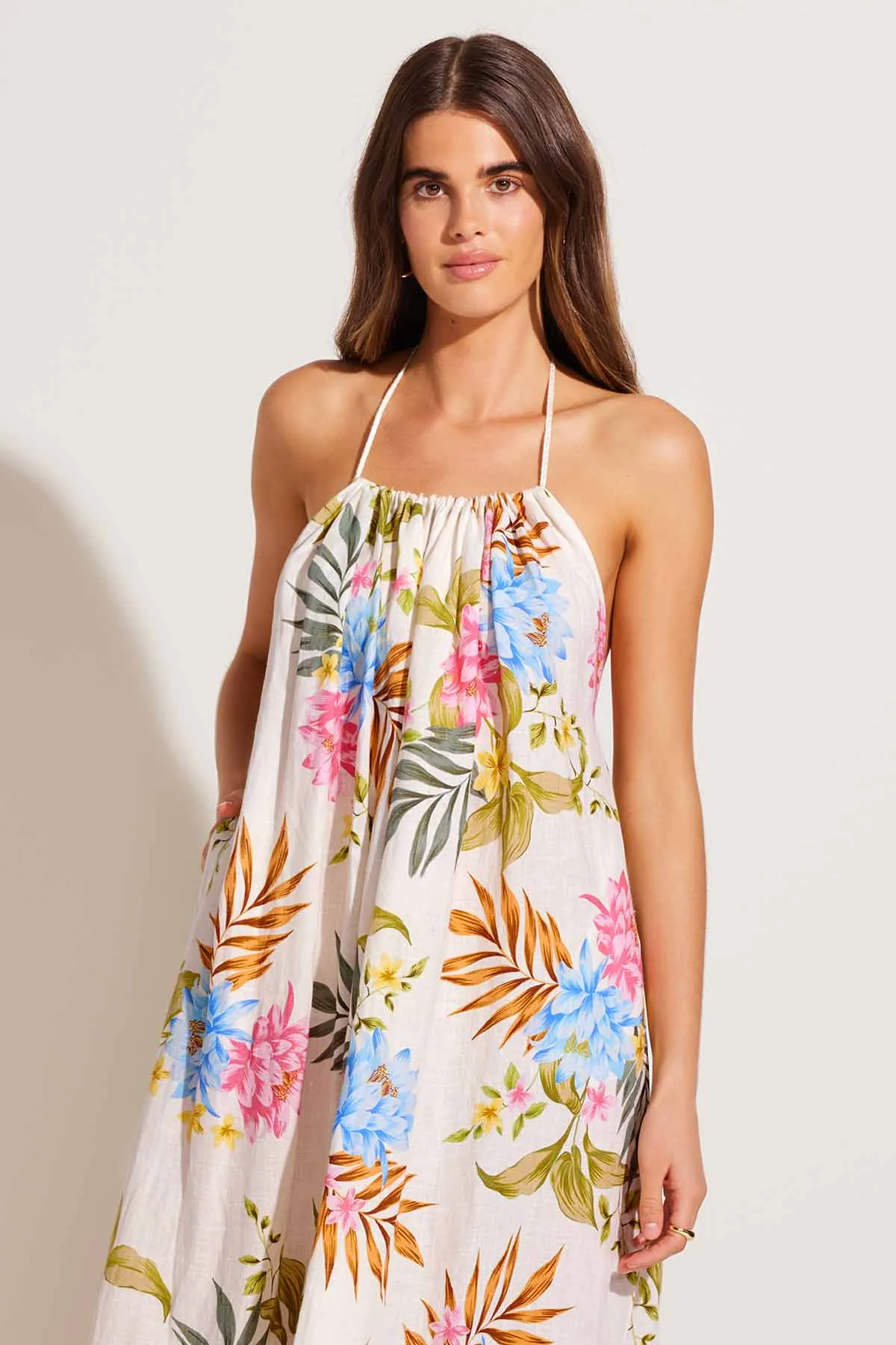 Petra Maxi Dress - Summer Bloom EcoLinen sold by Vitamin A product image thumbnail 4