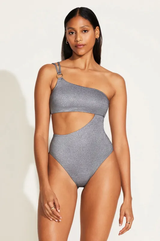 Cosmo One Shoulder One Piece - Twilight Metallic made by Vitamin A