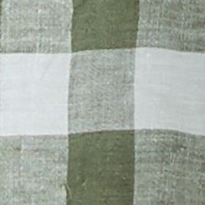 Tallows Linen Crop Top - EcoLinen Agave Gingham sold by Vitamin A