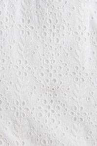 Mari Maxi Dress - White Eyelet Organic Cotton sold by Vitamin A