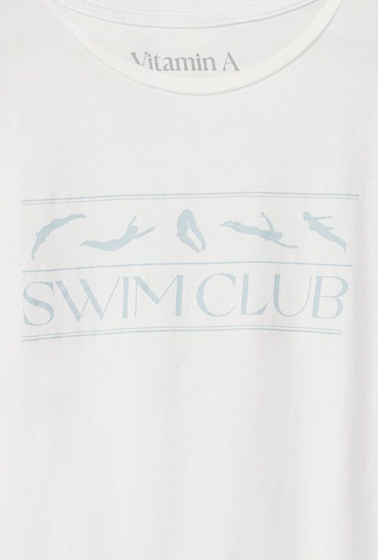 Swim Club Organic Graphic Tee - Blue sold by Vitamin A product image thumbnail 2