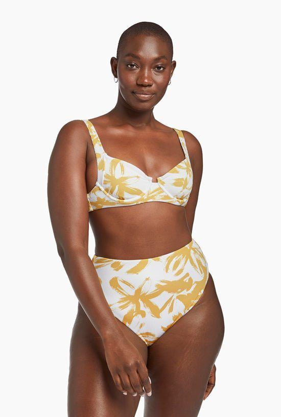 Barcelona High Waist Bottom - Honeysuckle sold by Vitamin A product image thumbnail 2
