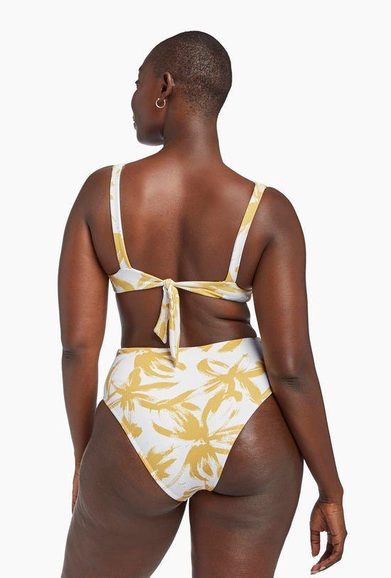 Barcelona High Waist Bottom - Honeysuckle sold by Vitamin A