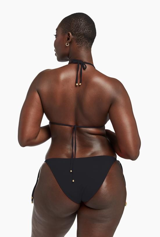 Elle Adjustable Tie Side Bottom - Black Ecolux sold by Vitamin A product image thumbnail 2