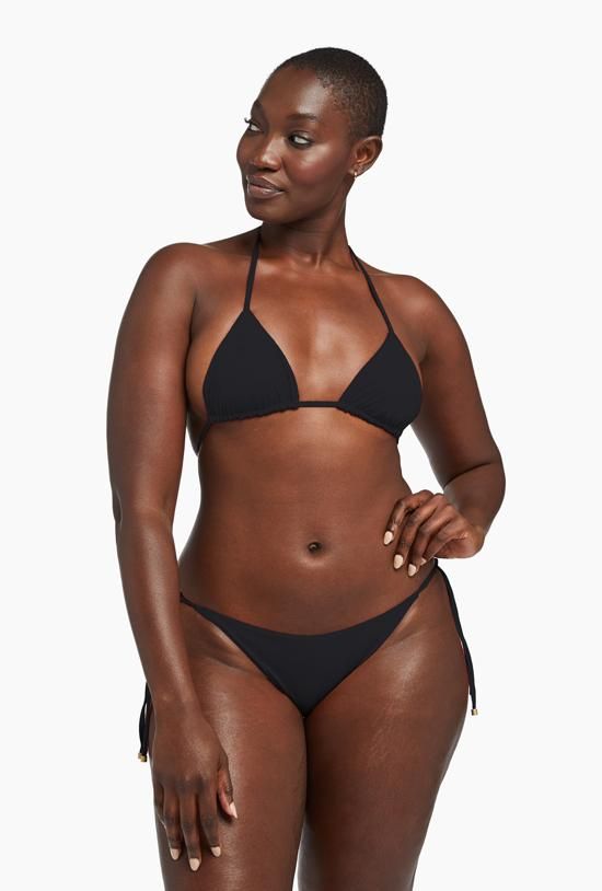 Elle Adjustable Tie Side Bottom - Black Ecolux sold by Vitamin A product image thumbnail 3