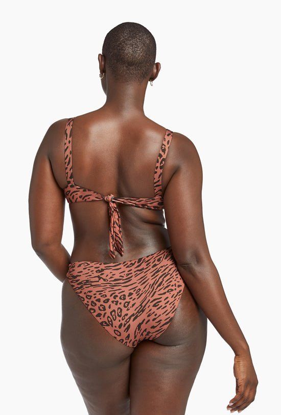 Kaya Adjustable Tie Back Top - Terra Leopard sold by Vitamin A product image thumbnail 3