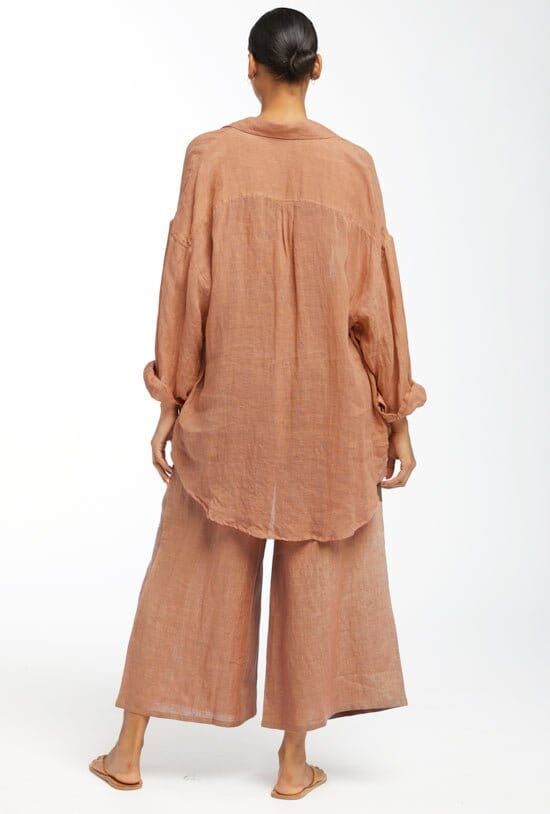 Tallows Linen Wide Leg Pant - EcoLinen Desert sold by Vitamin A product image thumbnail 4