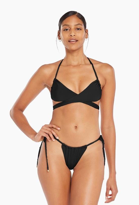 Milana Convertible Top - Black EcoLux sold by Vitamin A