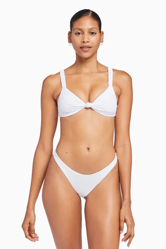 Zuri Bralette - White EcoLux made by Vitamin A
