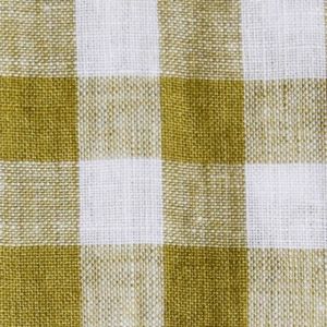 Mari Maxi Dress - EcoLinen Avocado Gingham sold by Vitamin A