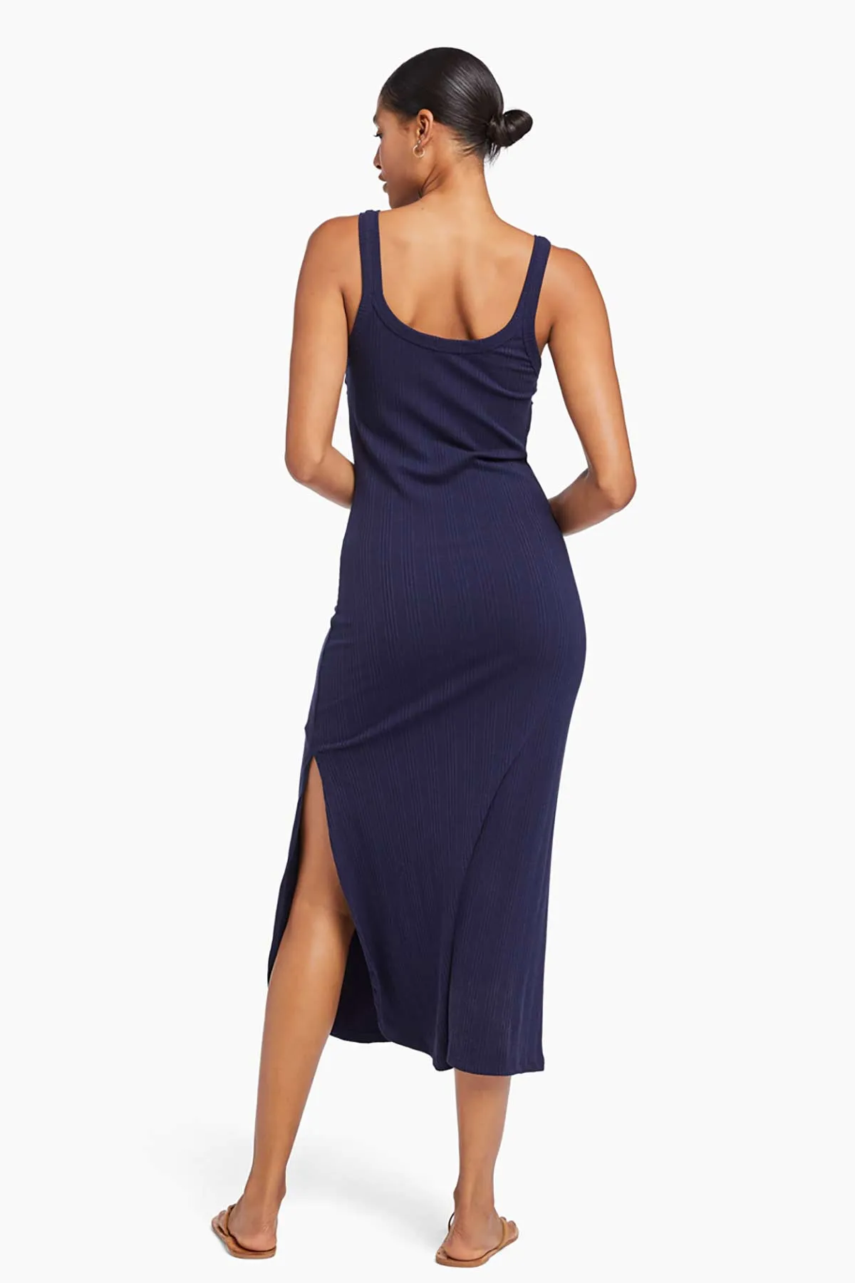 West Organic Rib Tank Dress - Midnight Organic Rib sold by Vitamin A product image thumbnail 3