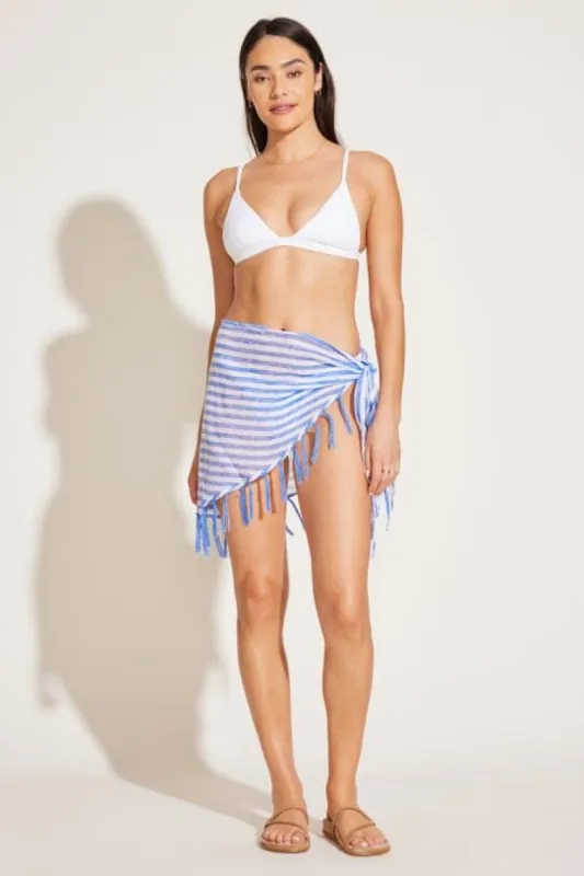 Sirena Sarong - Coastal Crinkle Linen sold by Vitamin A