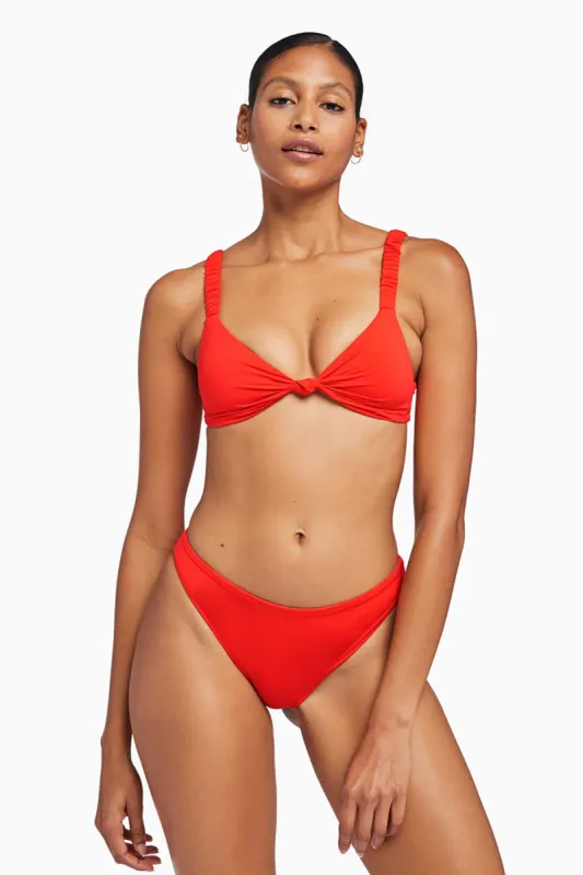 Zuri Bralette - Poppy EcoLux sold by Vitamin A