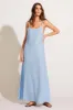 Mari Maxi Dress - Summer Stripe EcoLinen sold by Vitamin A