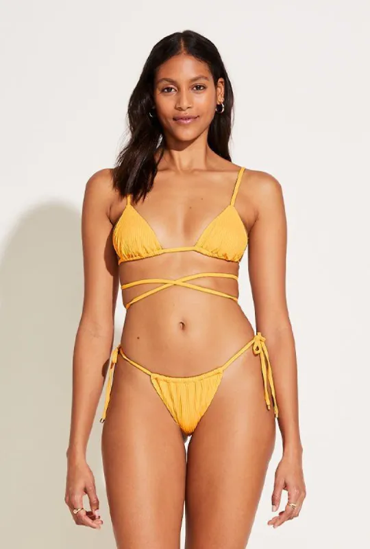 Upcycled Sol Wrap Top - Iced Mango EcoRib sold by Vitamin A