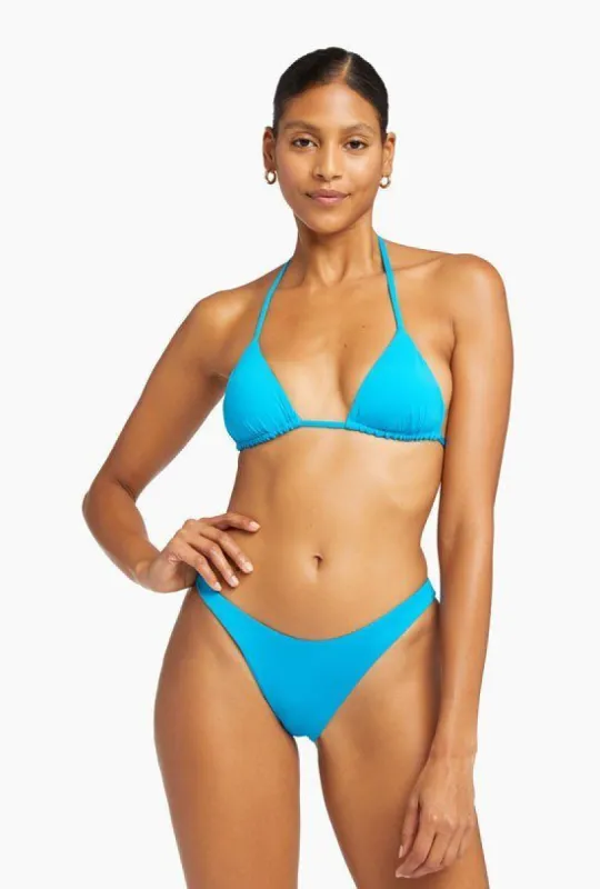 Gia Triangle Top - Cyan EcoLux sold by Vitamin A
